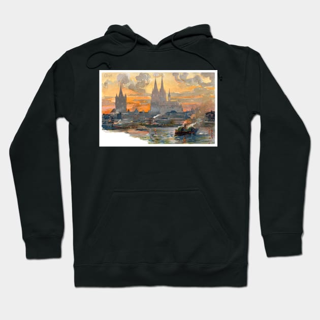 Cologne Cathedral Hoodie by NEILBAYLIS